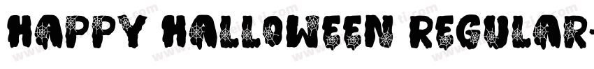 Happy Halloween Regular字体转换